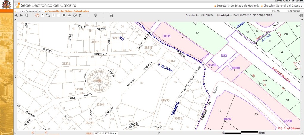 CERTIFICACIONES CATASTRALES CON PLANOS TOPOGRÁFICOS DE PARCELAS
